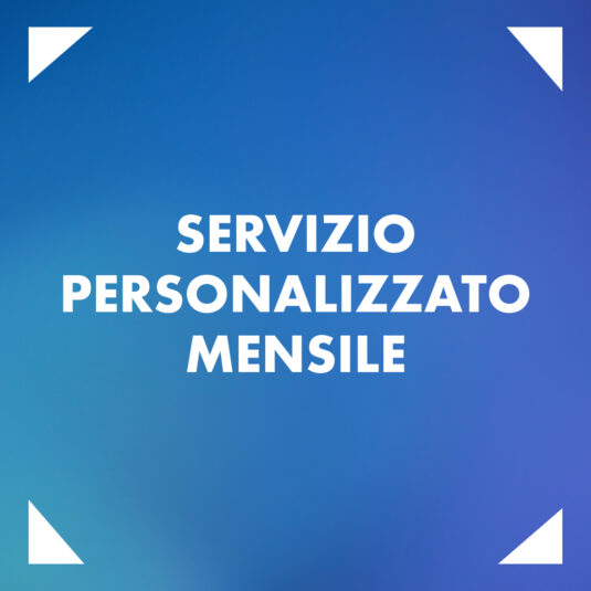 Servizio Personalizzato Mensile - Offerta Sales Specialist 24 mesi